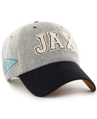 '47 Brand - Men's and Women's Gray, Black Jacksonville Jaguars Block Clean Up Adjustable Hat
