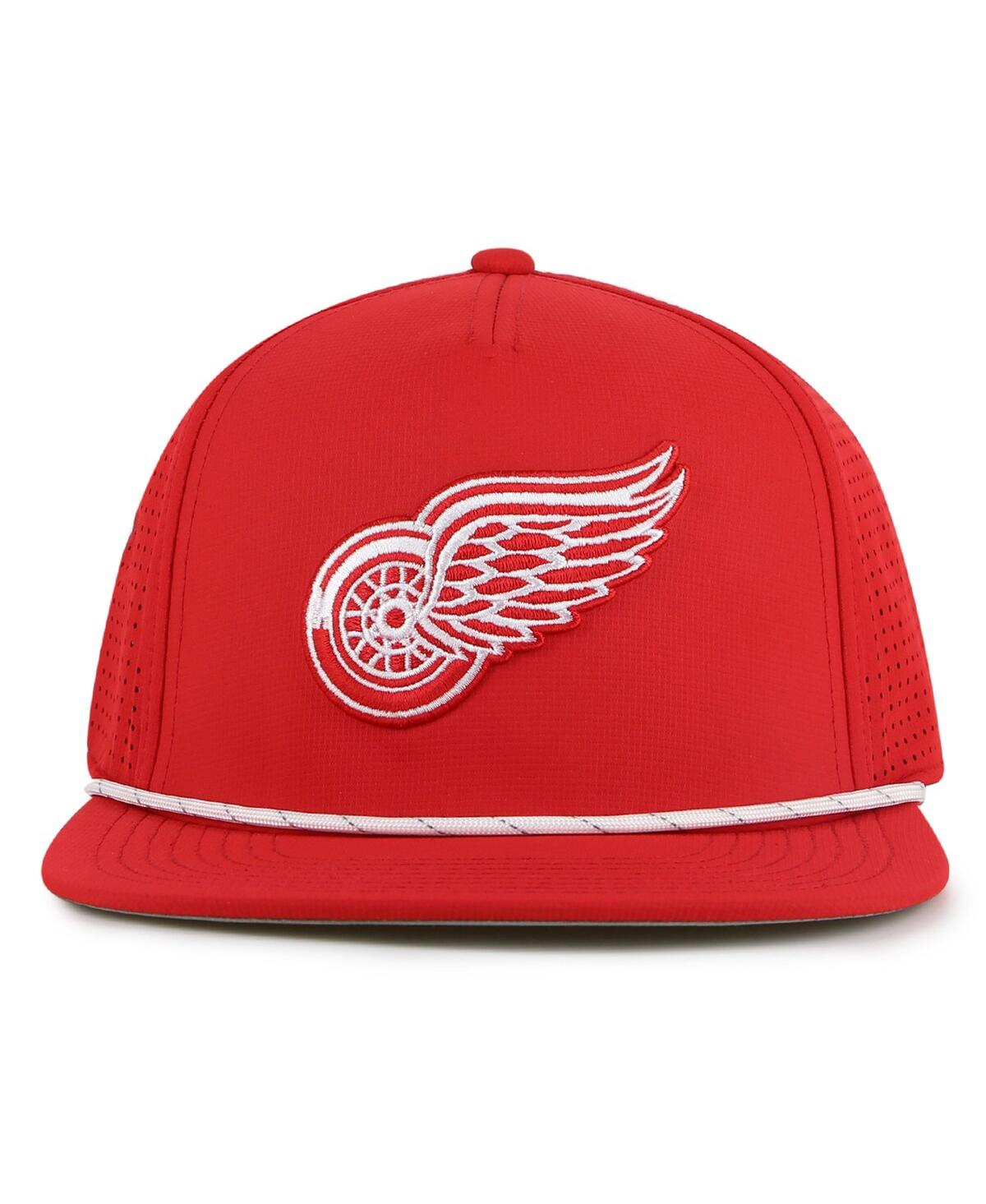 AMERICAN NEEDLE MEN'S RED DETROIT RED WINGS BUXTON PRO TECH ADJUSTABLE HAT 