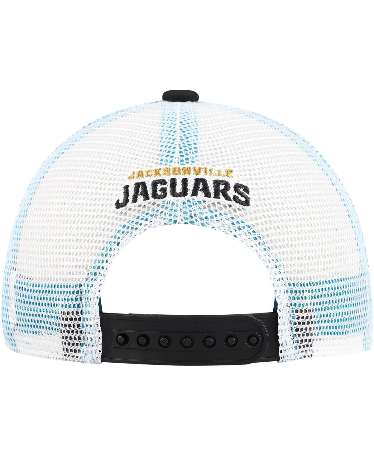 Outerstuff Preschool Black Jacksonville Jaguars Core Lockup Trucker Adjustable Hat In Black