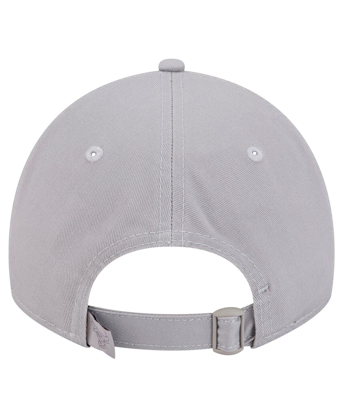 NEW ERA MEN'S GRAY CHICAGO BULLS TONAL 9TWENTY ADJUSTABLE HAT 