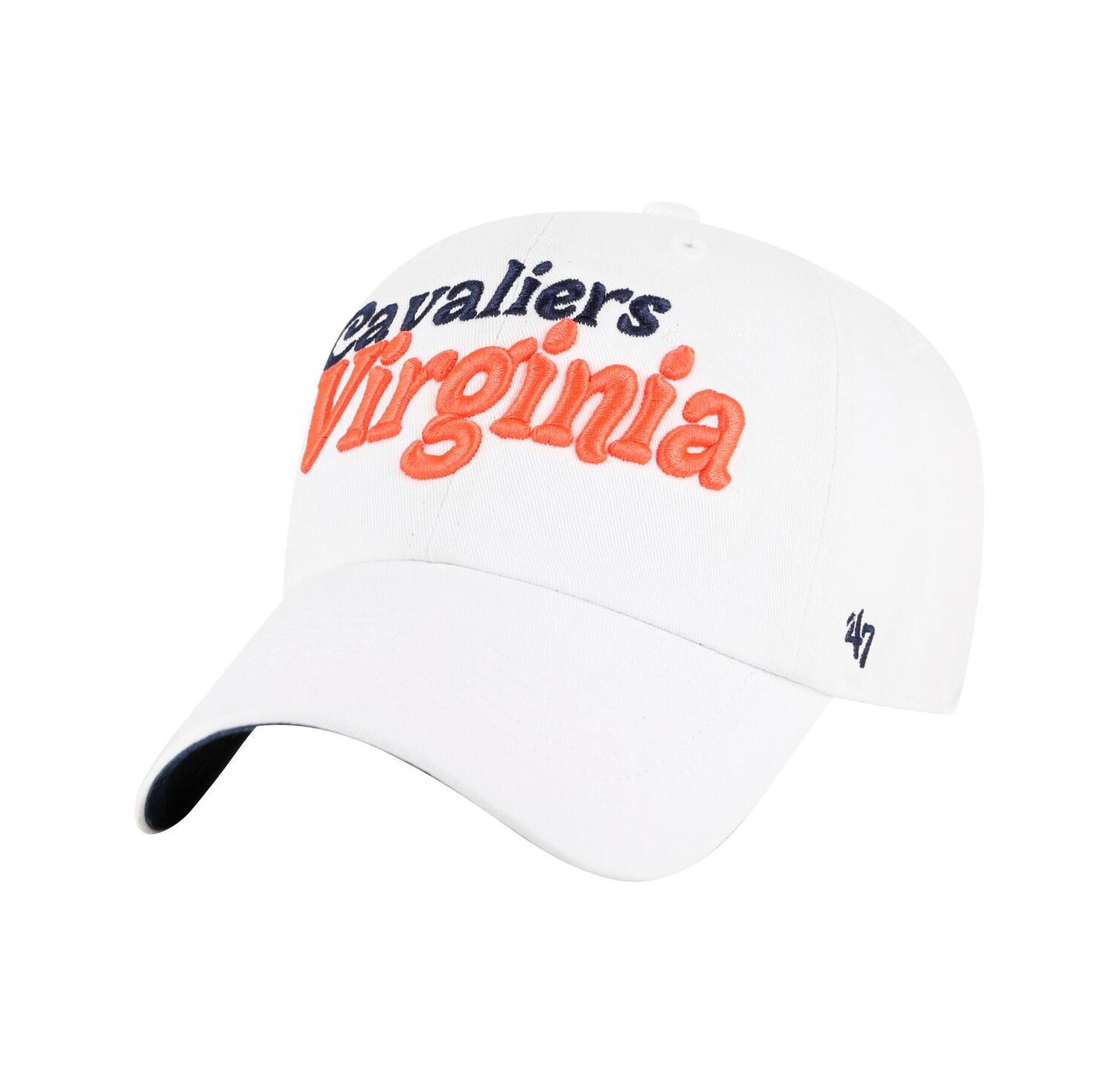 Women's White Virginia Cavaliers Pensacola Clean Up Adjustable Hat