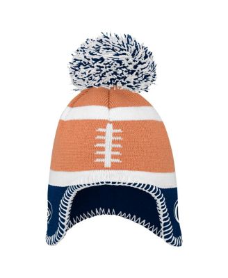 Toddler Brown Penn State Nittany Lions Football Head with Pom Knit Hat