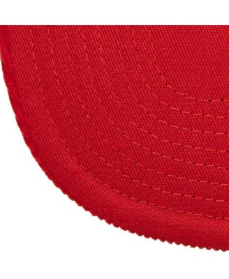 Men's Red Atlanta Braves Corduroy Snapback Hat