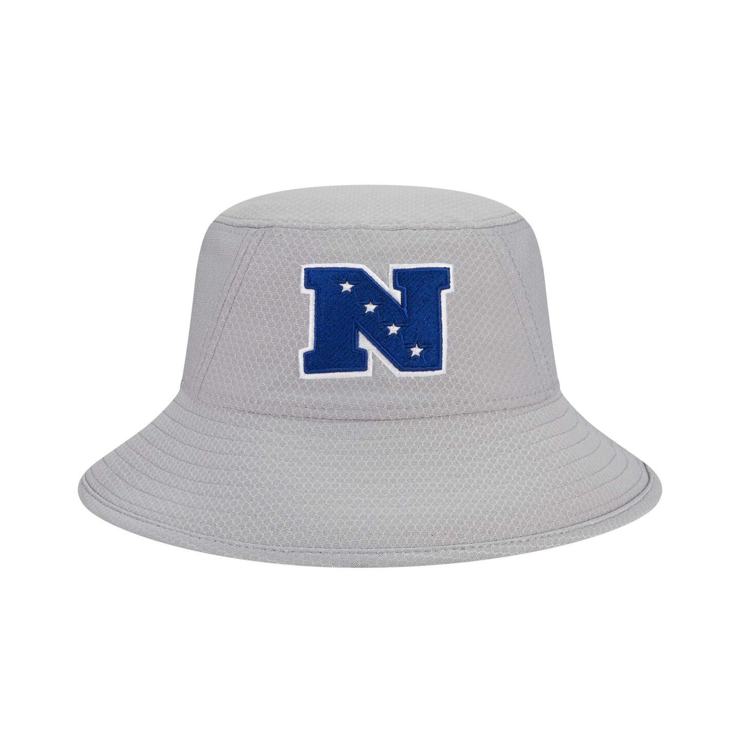 Мужская панама New Era Gray NFC Merchandise 2025 NFL Pro Bowl Bucket Hat — фото 4
