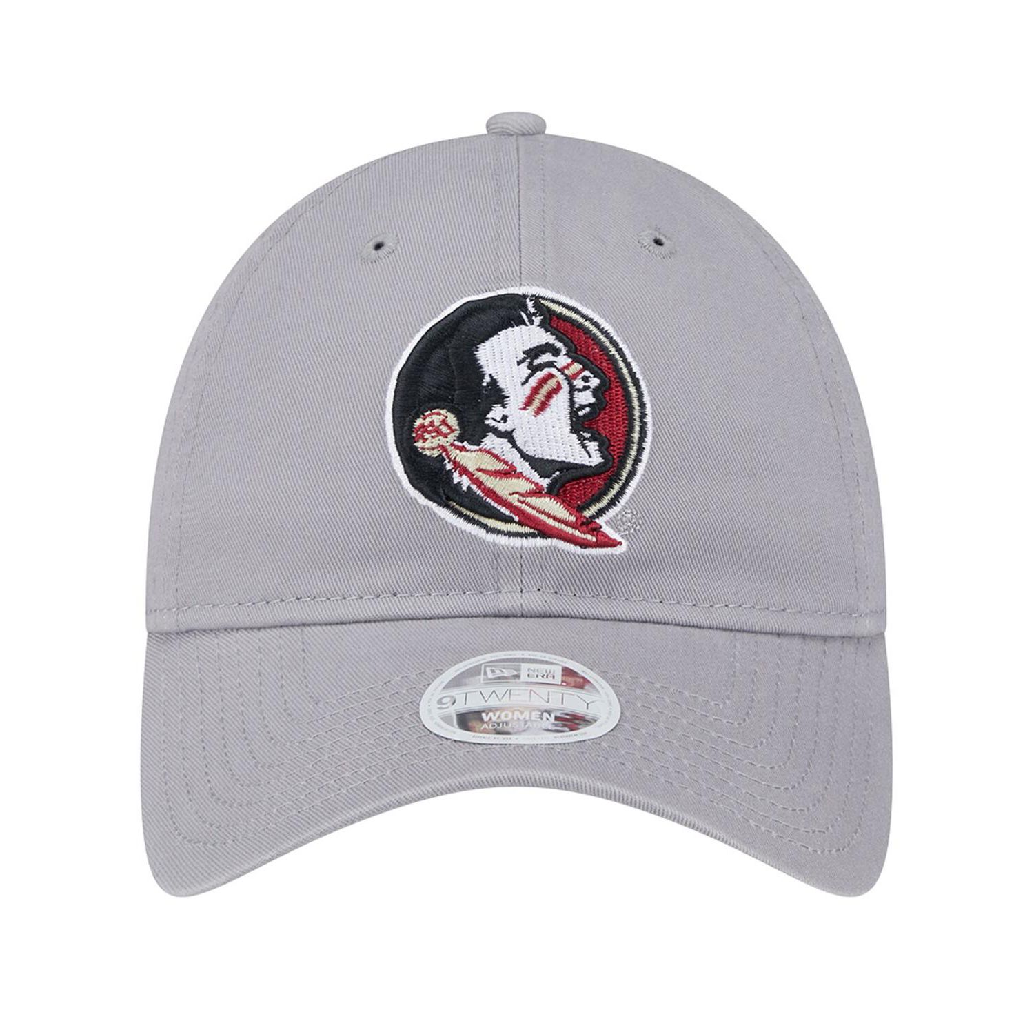 Women's Gray Florida State Seminoles Logo 9TWENTY Adjustable Hat