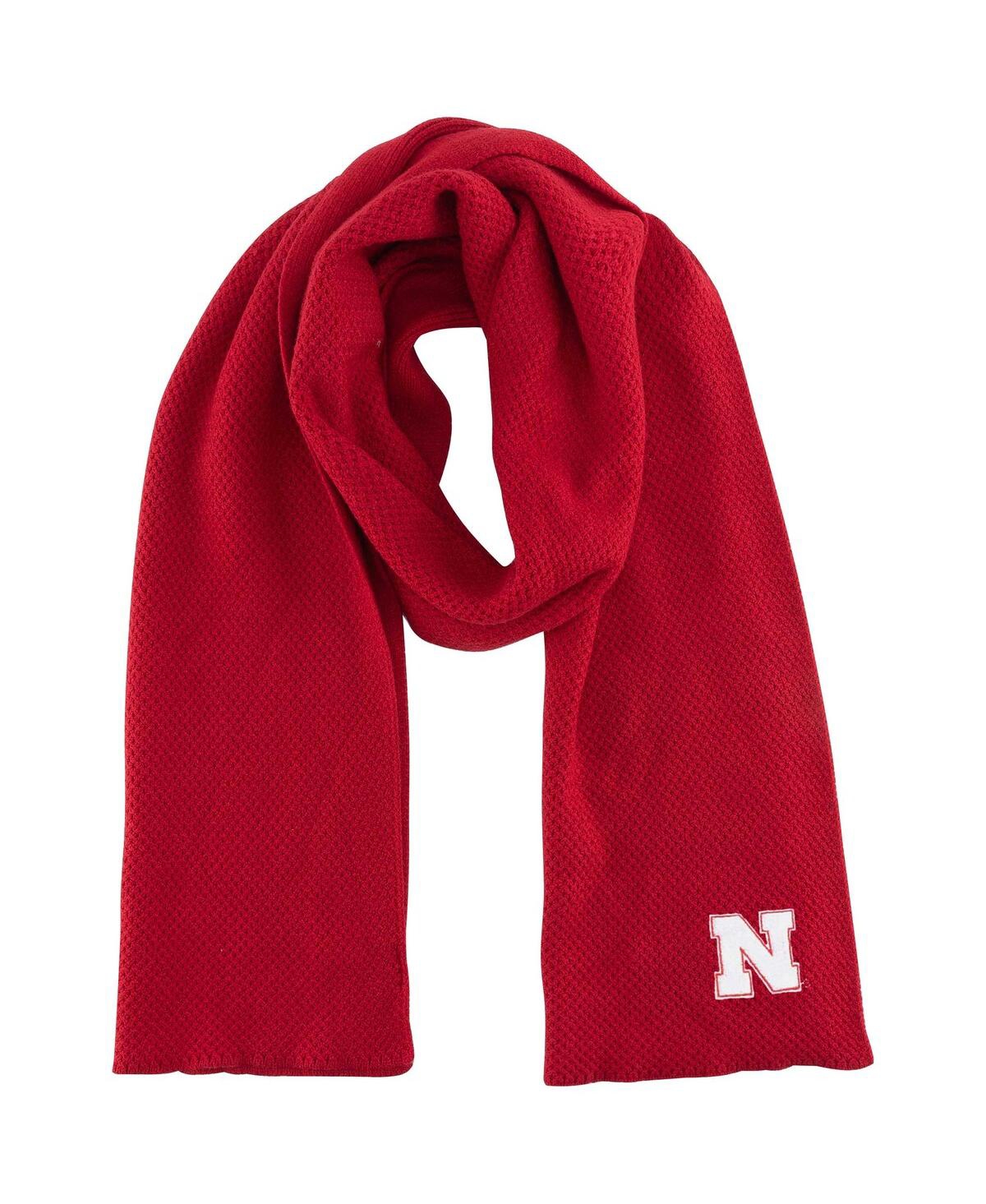 Women's Nebraska Huskers Fashion Knit Scarf - Red
