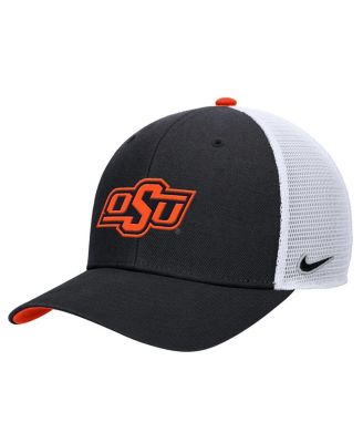 Nike - Men's Black Oklahoma State Cowboys Rise Adjustable Trucker Hat