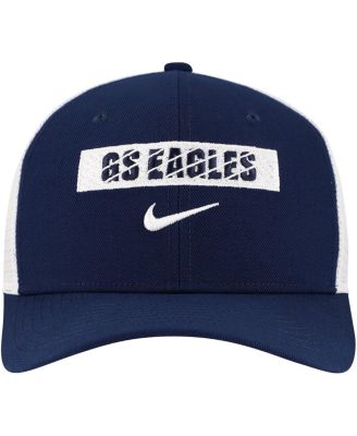 Men's Navy Georgia Southern Eagles 2024/25 Sideline Rise Trucker Adjustable Hat