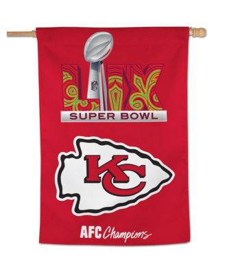 Wincraft - Kansas City Chiefs 2024 AFC Champions 28" x 40" Single-Sided Vertical Banner