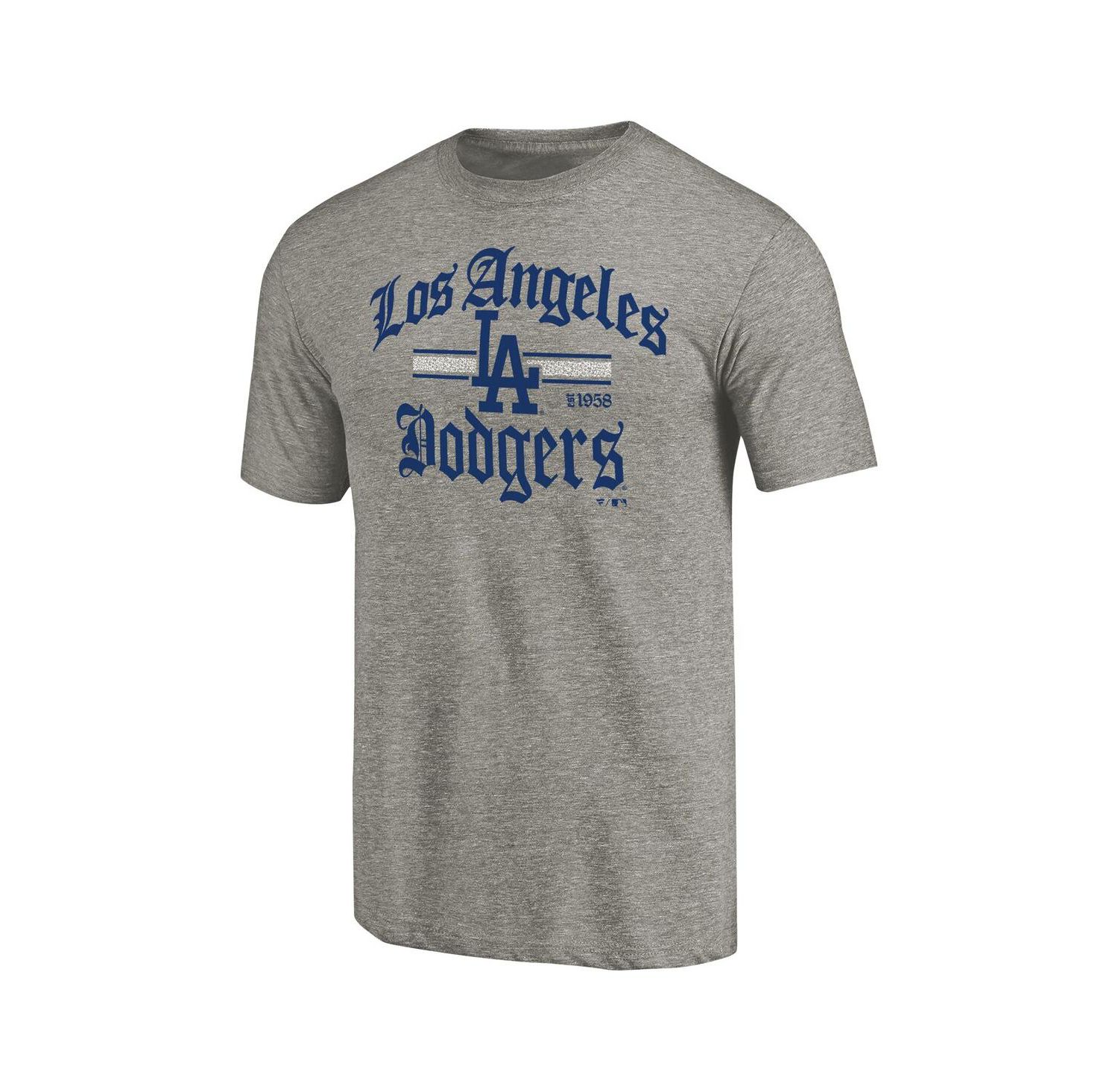 Men's Ash Los Angeles Dodgers Hometown Collection Olde LA T-Shirt