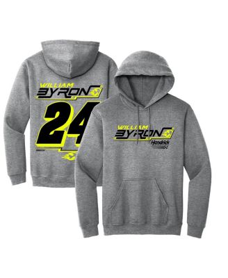 Hendrick Motorsports Team Collection - Men's Heather Gray William Byron Extreme Pullover Hoodie