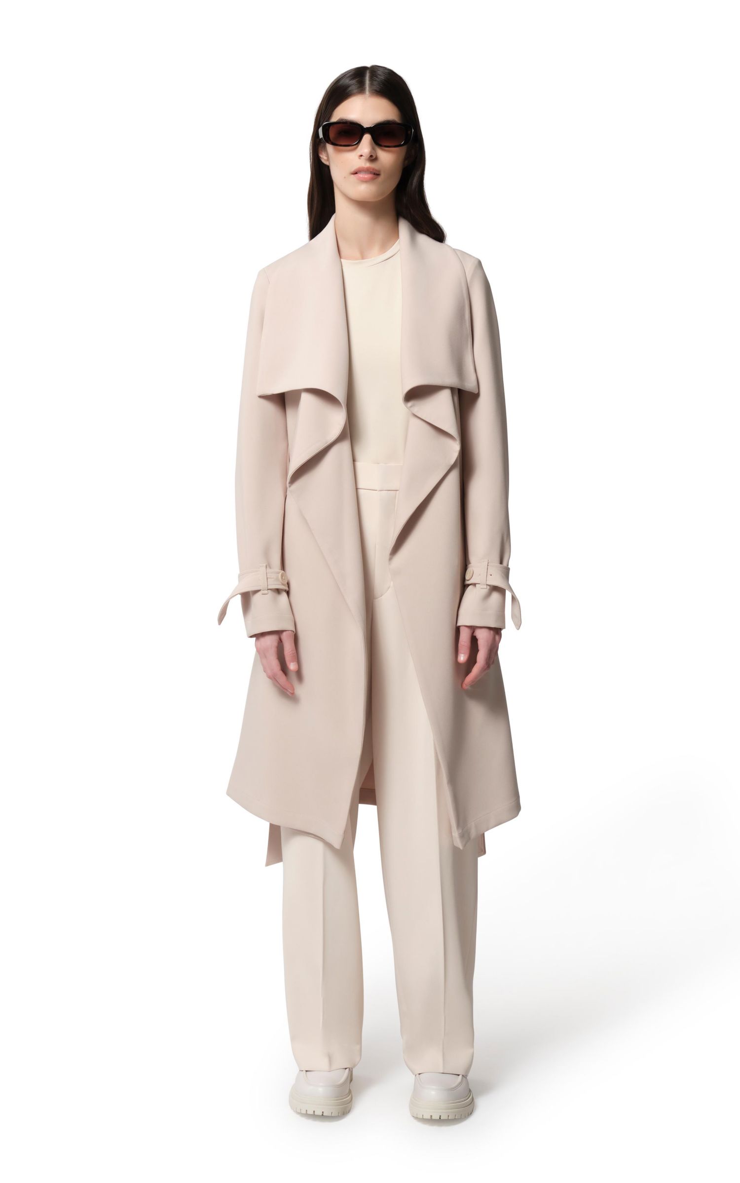 Womens OLIVIA Drapy Coat