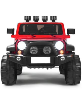 12V 2-Seater Ride on Car Truck with Remote Control and Storage Room