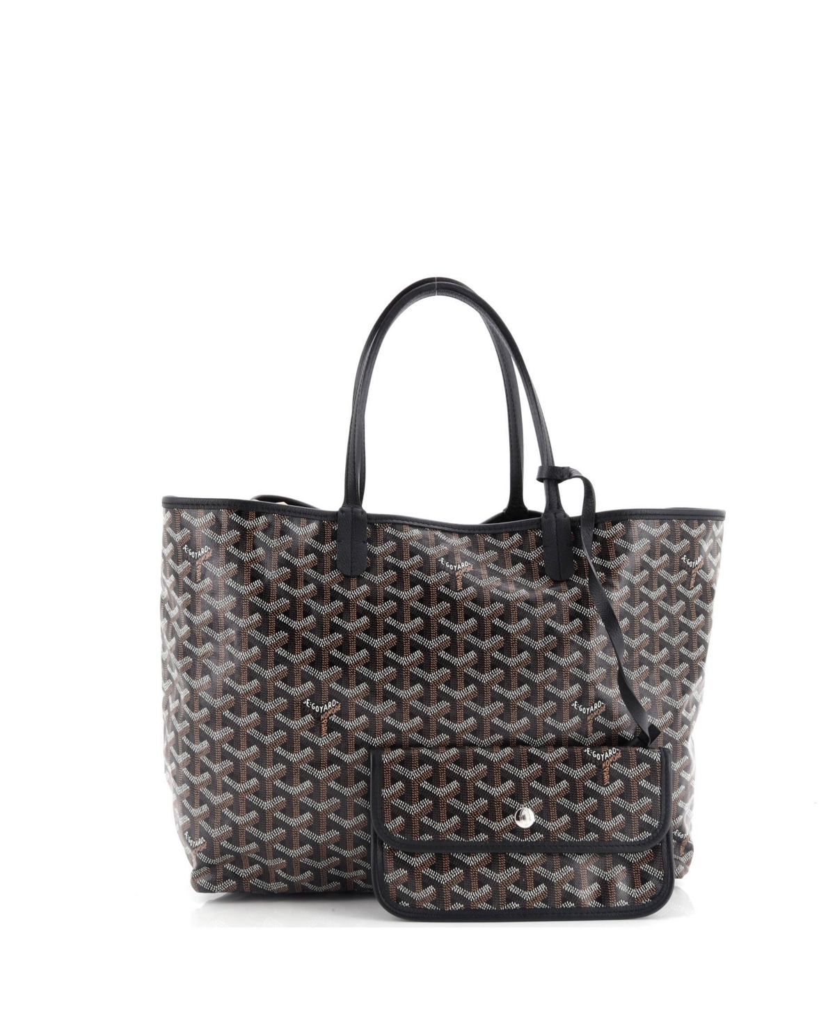 Pre-Owned Goyard Pm Saint Louis Tote Coated Canvas