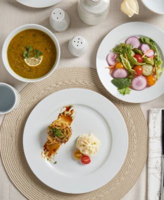 Tabletops Gallery Soleil 16-Pc. Ash White Set, Service for 4