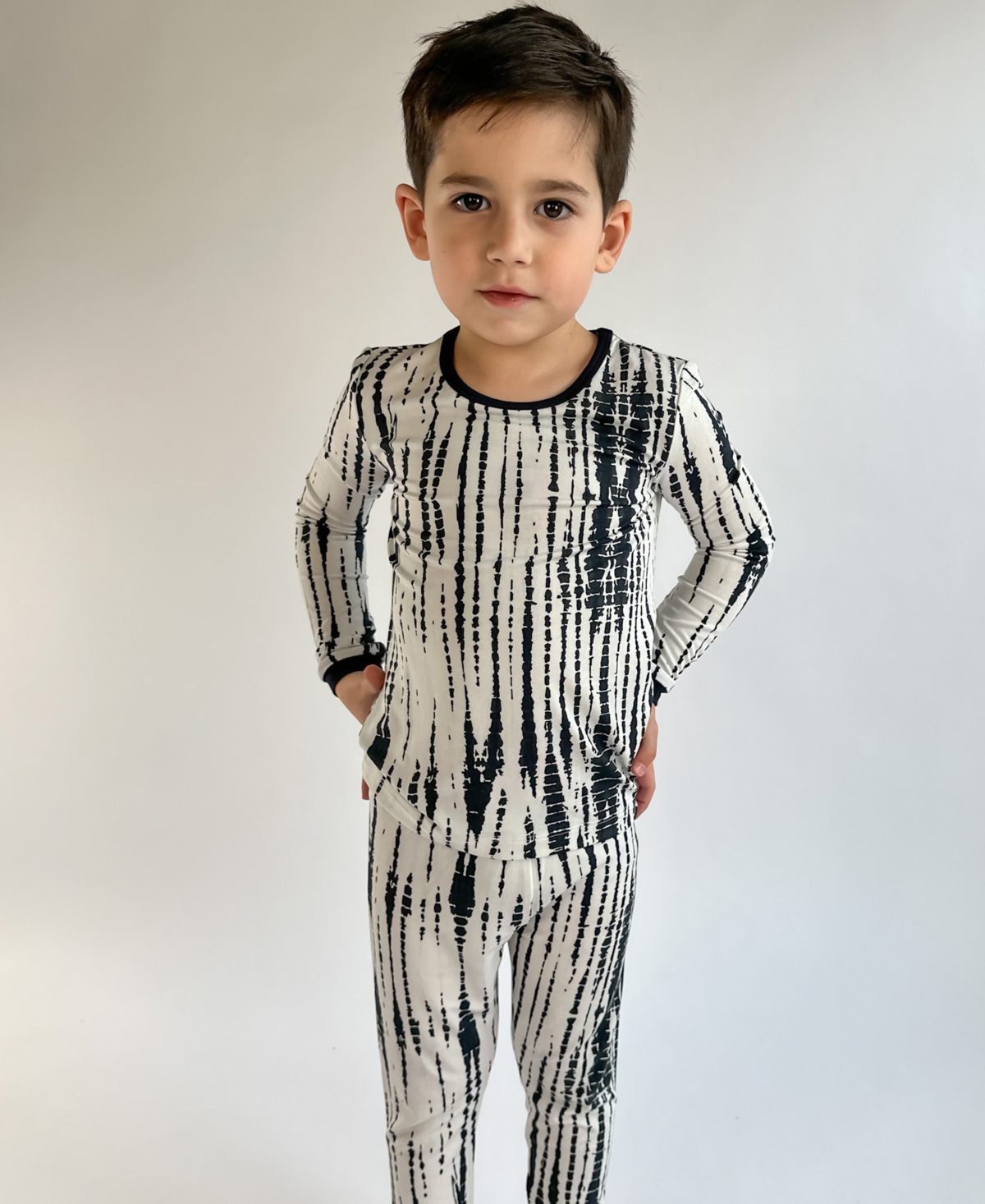 Tiny Knot Co. Baby Boys And Girls 2-piece Long Sleeve Pajama Set In Pigment