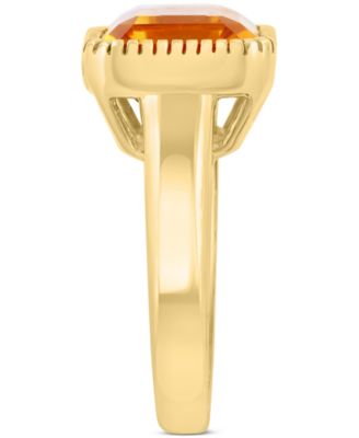 EFFY&reg; Citrine Ring (5-5/8 ct. t.w.) in 14k Gold over Silver 