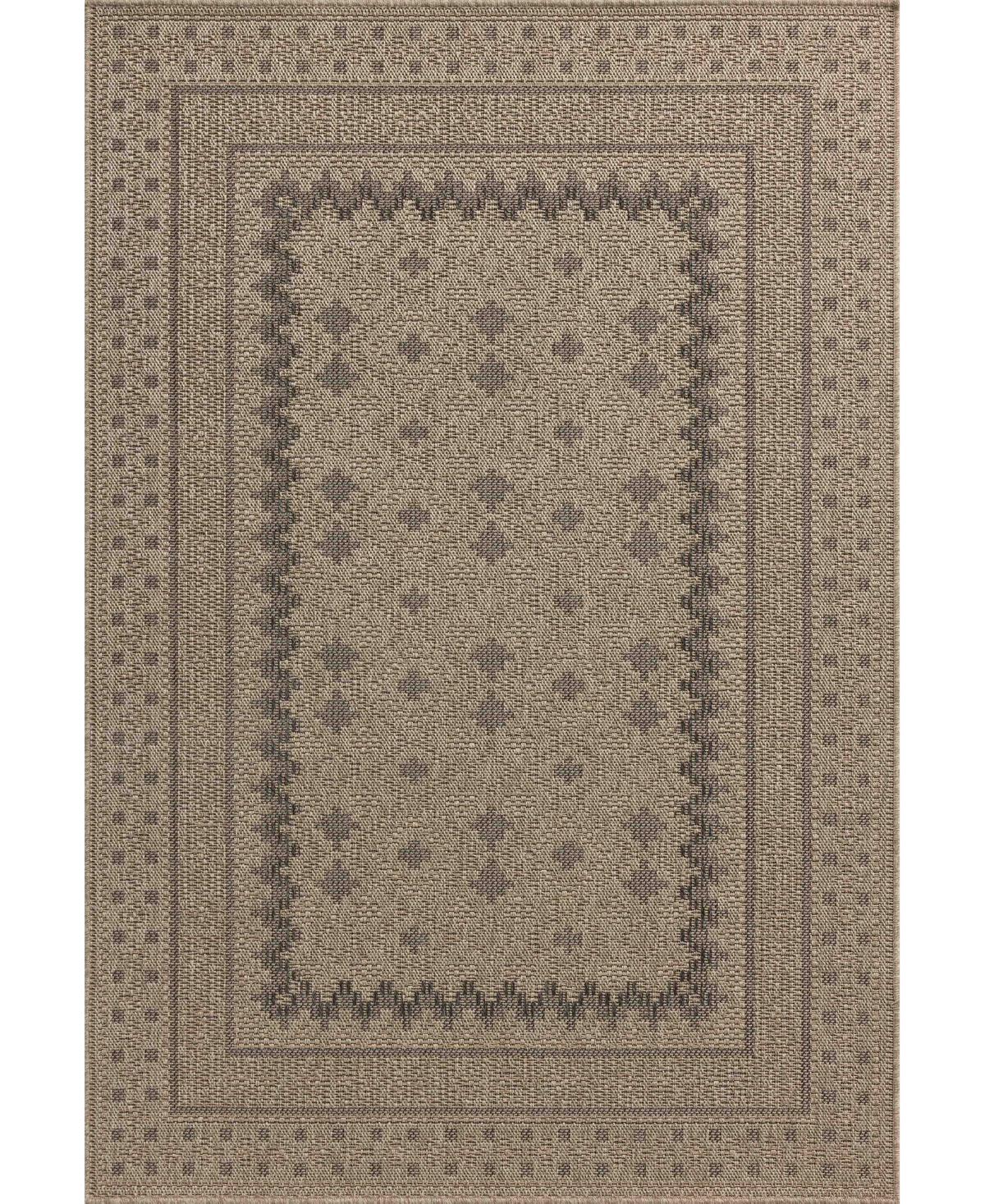 Chris Loves Julia Providence Prc-06 8'6''x12' Area Rug In Charcoal