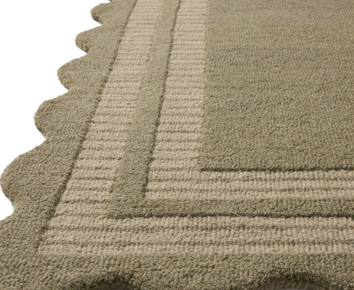 Chris Loves Julia Scottie Sco-01 2'x5' Runner Area Rug In Green