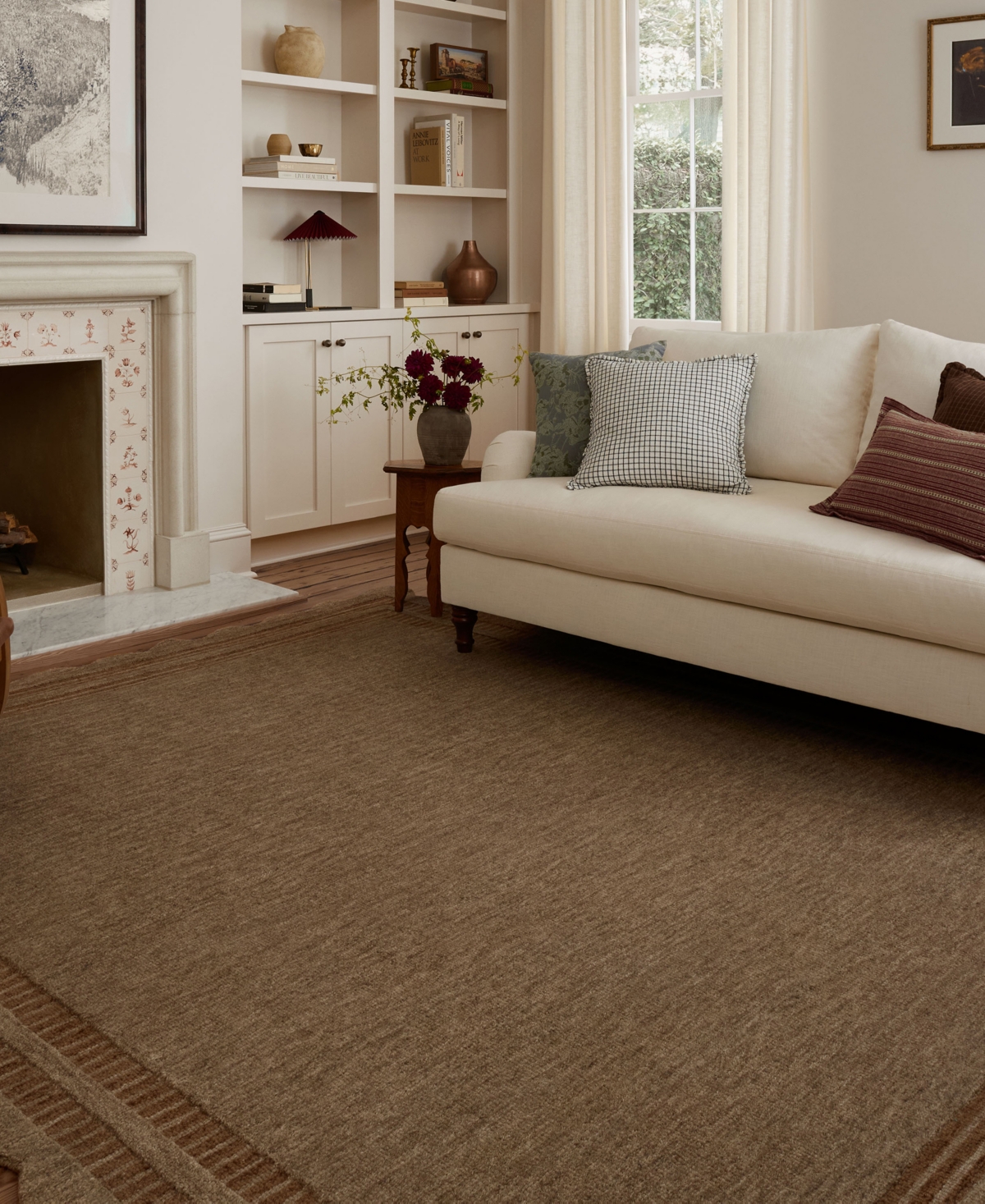 Chris Loves Julia Scottie Sco-01 8'6''x11'6'' Area Rug In Mocha,clay