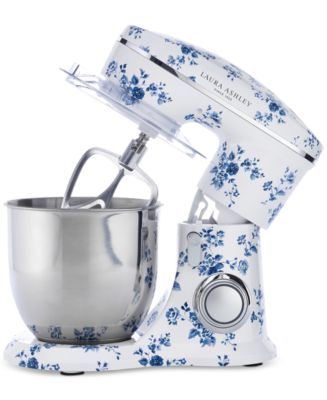 Laura Ashley 4.5L Plastic Tilt-Head 10-Speed Stand Mixer - Macy's
