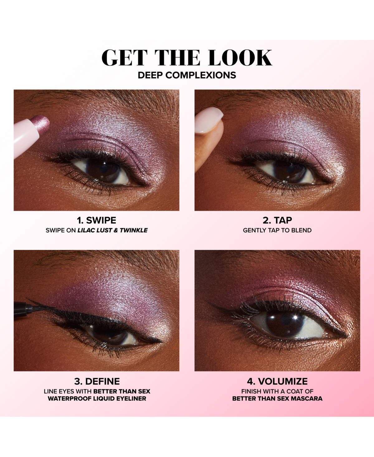 Too Faced Quickie Queen Eye Shadow Stick In Lilac Lust