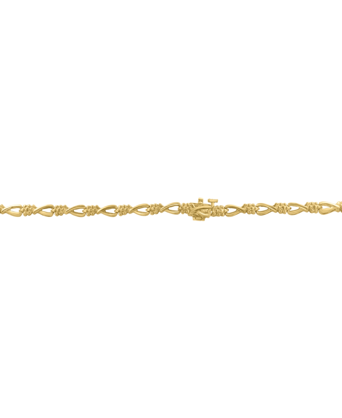 EFFY COLLECTION EFFY SAPPHIRE (6-3/4 CT. T.W.) & DIAMOND (2-1/10 CT. T.W.) GRADUATED HALO 18" COLLAR NECKLACE IN 14K 