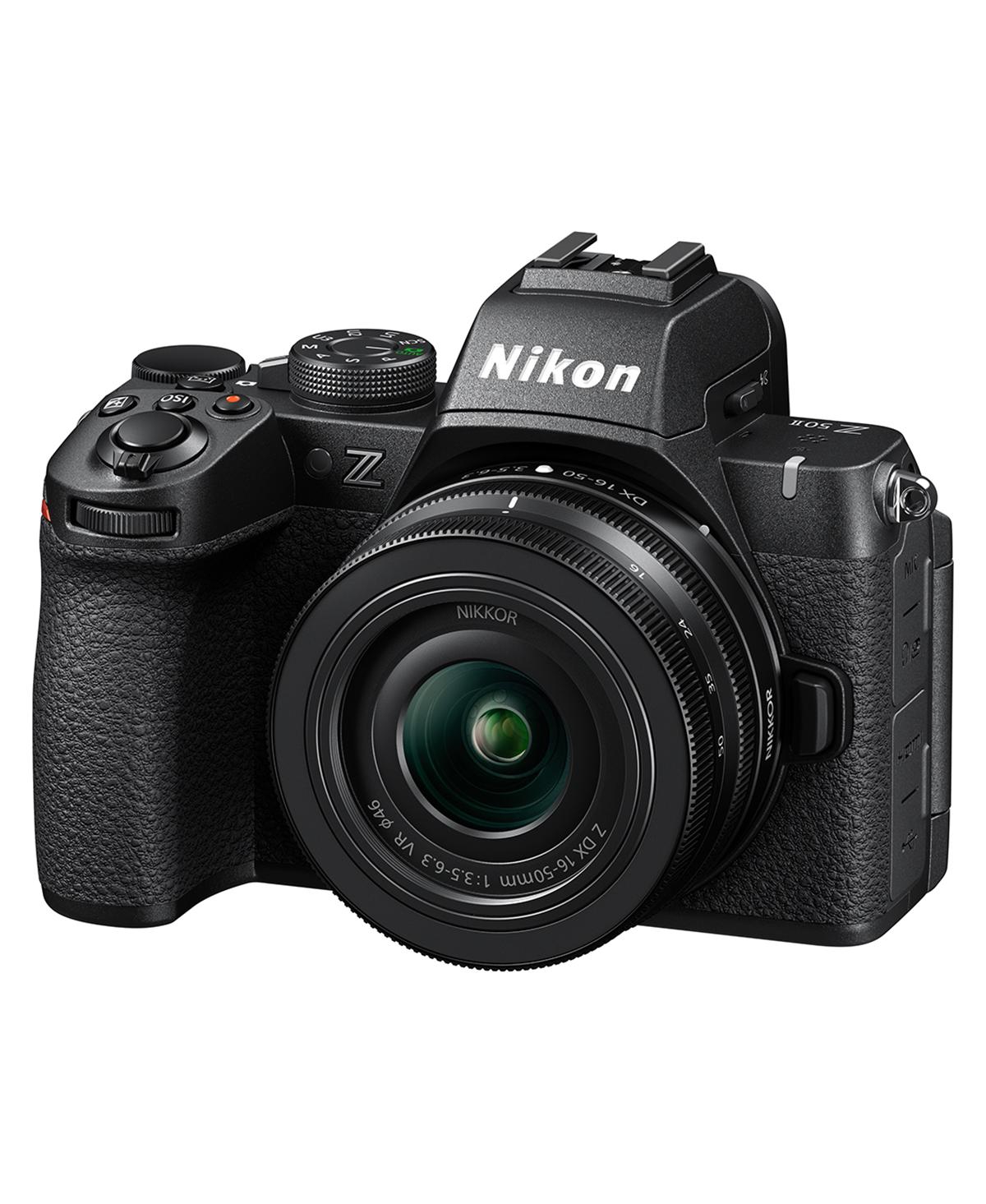 Nikon Z50II Mirrorless Camera with Nikkor Z Dx 16-50mm f/3.5-6.3 Vr & Z Dx 50-250mm f/4.5-6.3 Vr Lenses