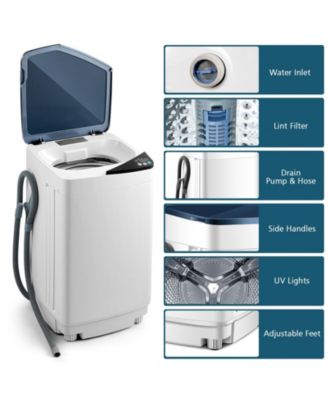 Full-Automatic Washing Machine with Built-in Barrel Light