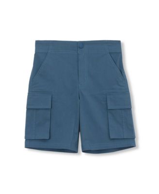 Boys Stretch Canvas Cargo Shorts