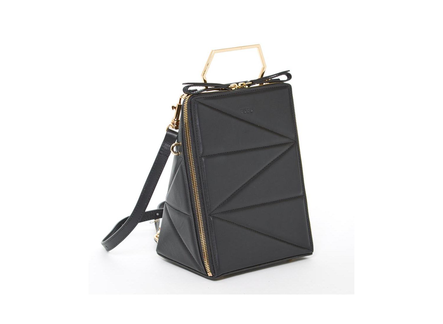 Black Leather Backpack Purse for Women Convertible Crossbody Bag, Classic Top Handle Handbag Stylish Quite Luxury Everyday Bag