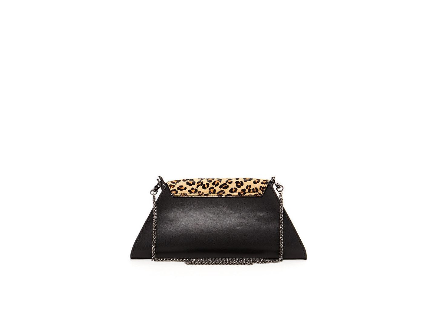 Женский клатч SUSU Black Leather Clutch Bag Leopard Unique Evening Purse Handbag, цвет: Чёрный леопардовый — фото 4