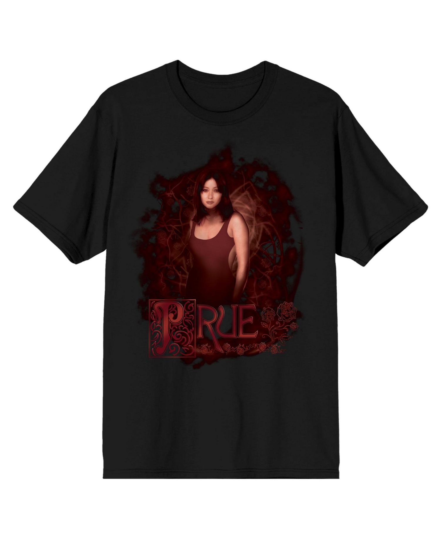 Men's Prue Halliwell Adult Black Short Sleeve Tee-3XL