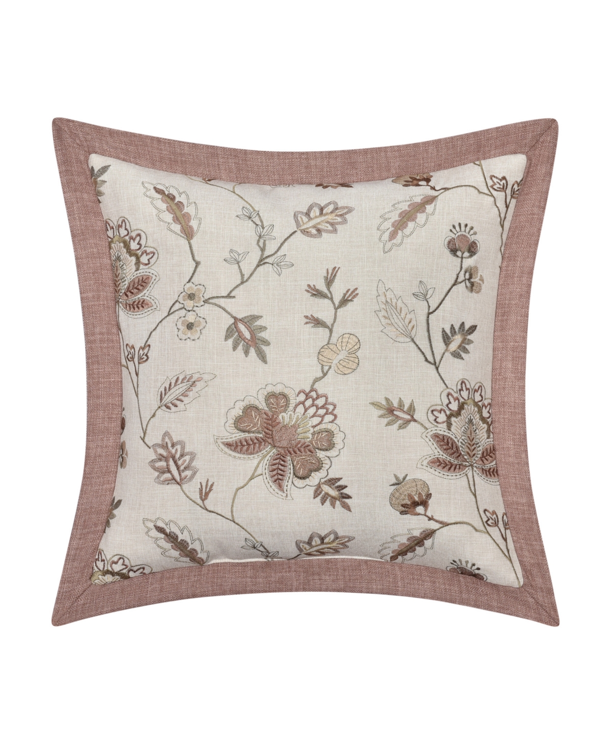 J Queen New York Santa Rosa Decorative Pillow, 20" X 20" In Linen