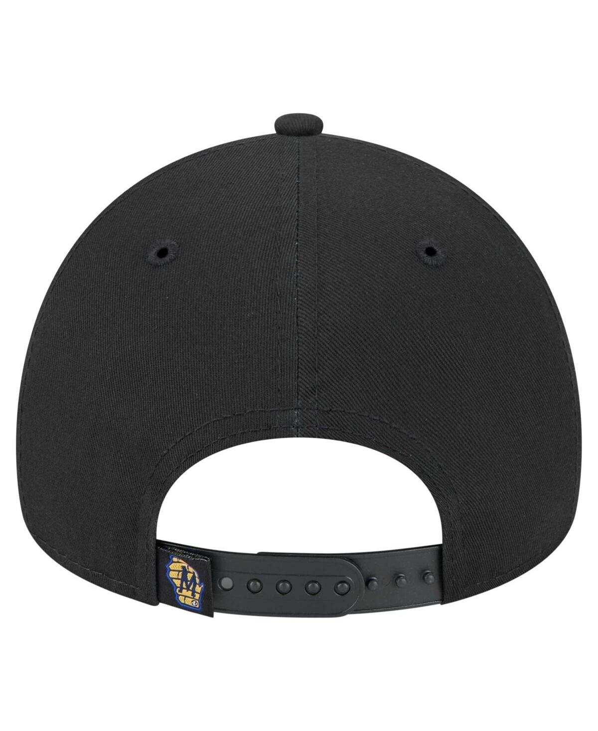 Shop New Era Men's Black Milwaukee Brewers 9forty A-frame Adjustable Hat