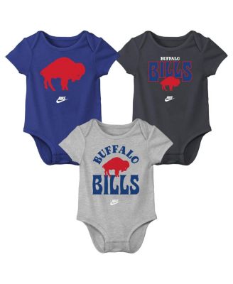 Nike - Baby Boys and Girls 3-Pack Buffalo Bills Rewind Bodysuit