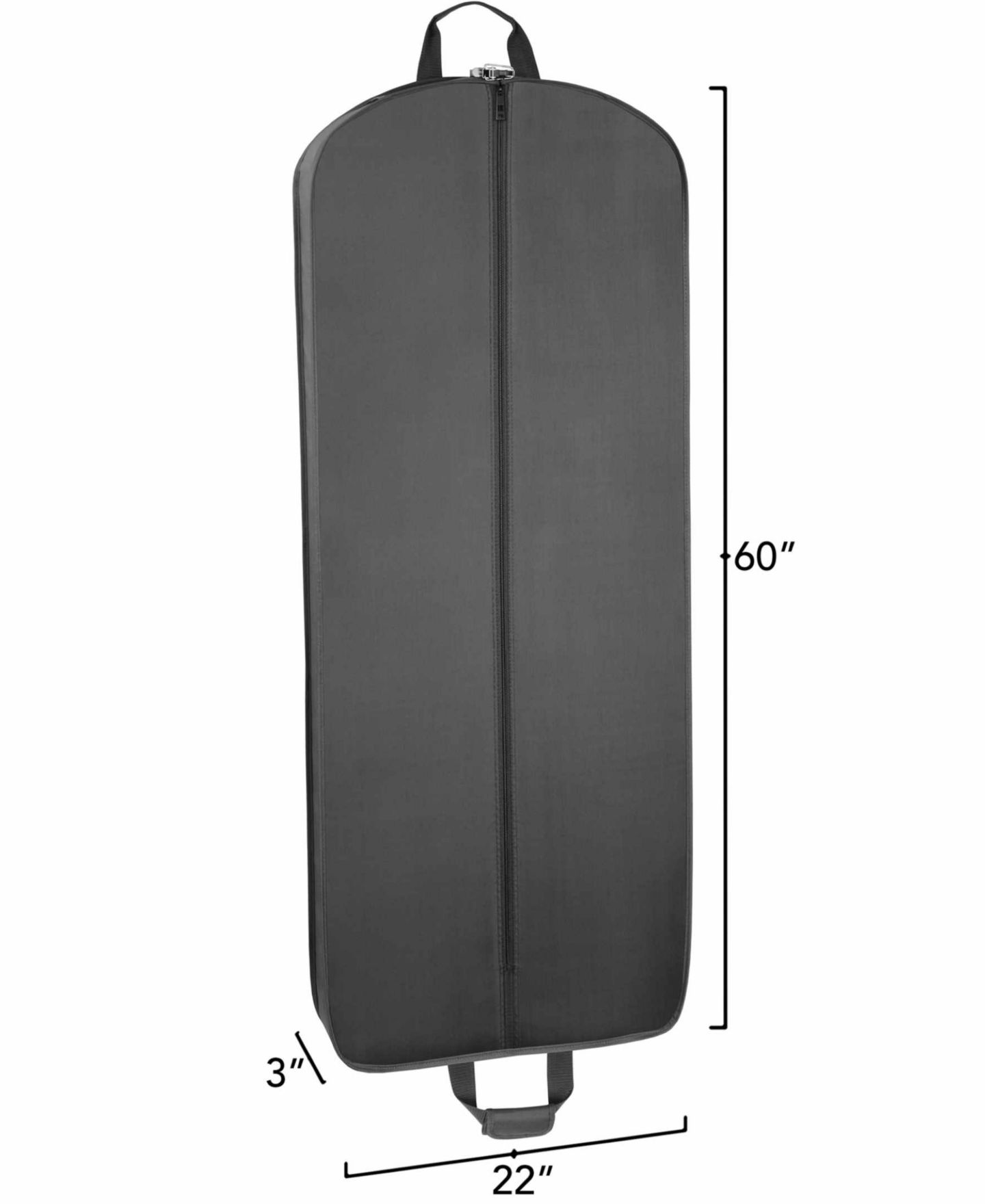 Сумка WallyBags 60" Deluxe Travel Garment, цвет: Чёрный — фото 2