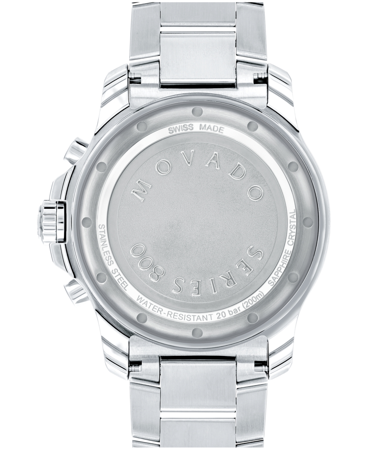Movado Men's Series 800 Swiss Quartz Chronograph Performance Steel Watch, 42mm In Silver-tone