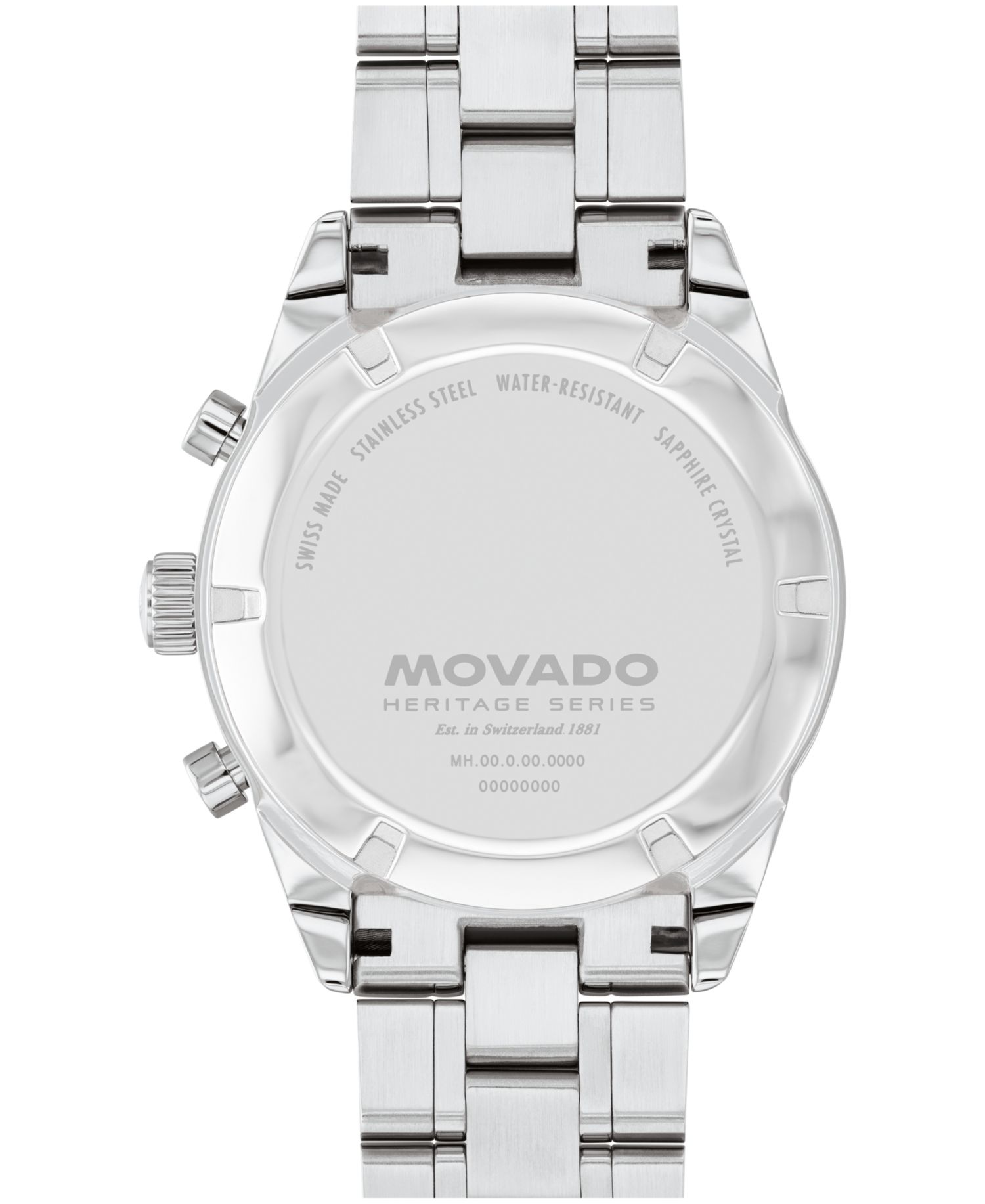 Men's Calendoplan S Swiss Quartz Chrono Stainless-Steel Watch, 42mm