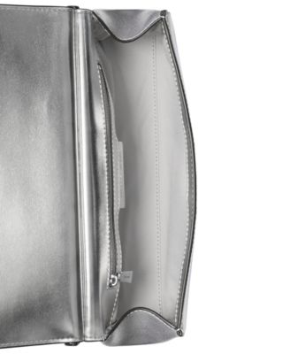 Carmine Small Leather East West Clutch