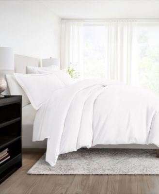 Double Brushed Solid Duvet Cover Set, King/California King