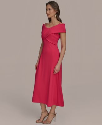 Women's Criss-Cross Off-Shoulder Dress