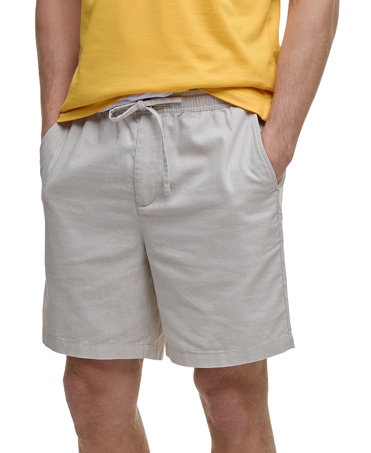 Men's Relaxed-Fit Drawstring Shorts - Navy