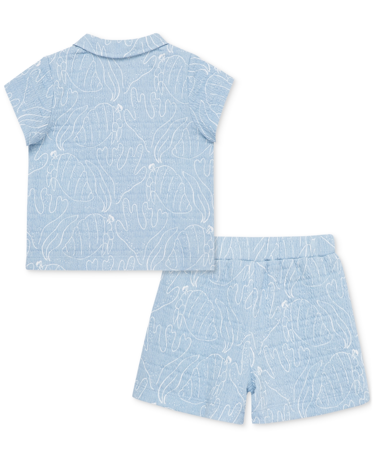 Shop Little Me Baby Boys Seaside Shirt & Shorts, 2 Piece Set
