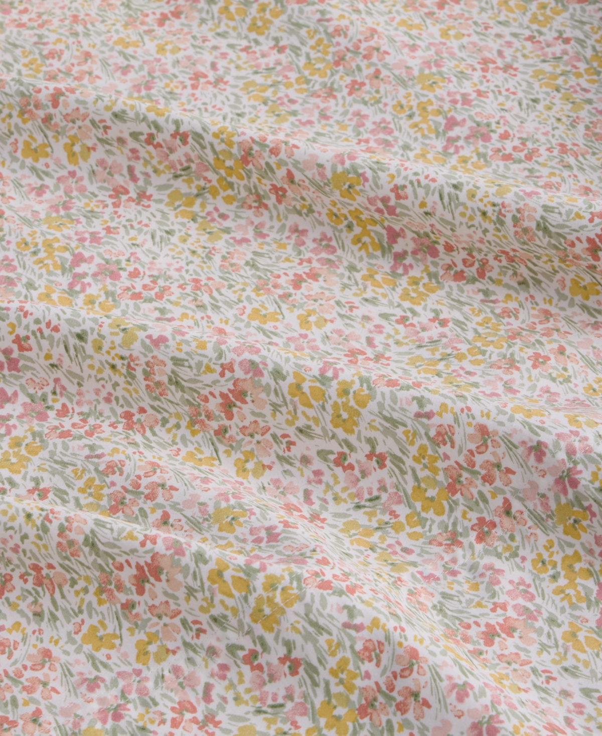 Charter Club Ditsy Floral Printed 550-thread Count 3-pc. Sheet Set, Twin, Exclusively At Macy's In Pink