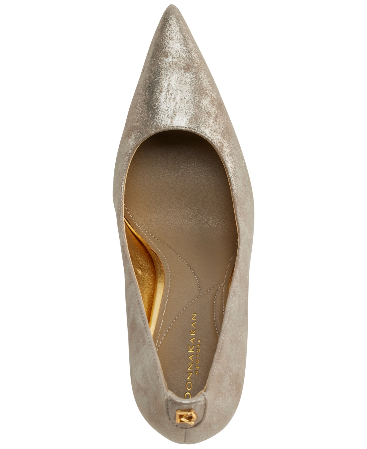Donna Karan Women's Donna Pointed Toe Pumps In Cloud,silver
