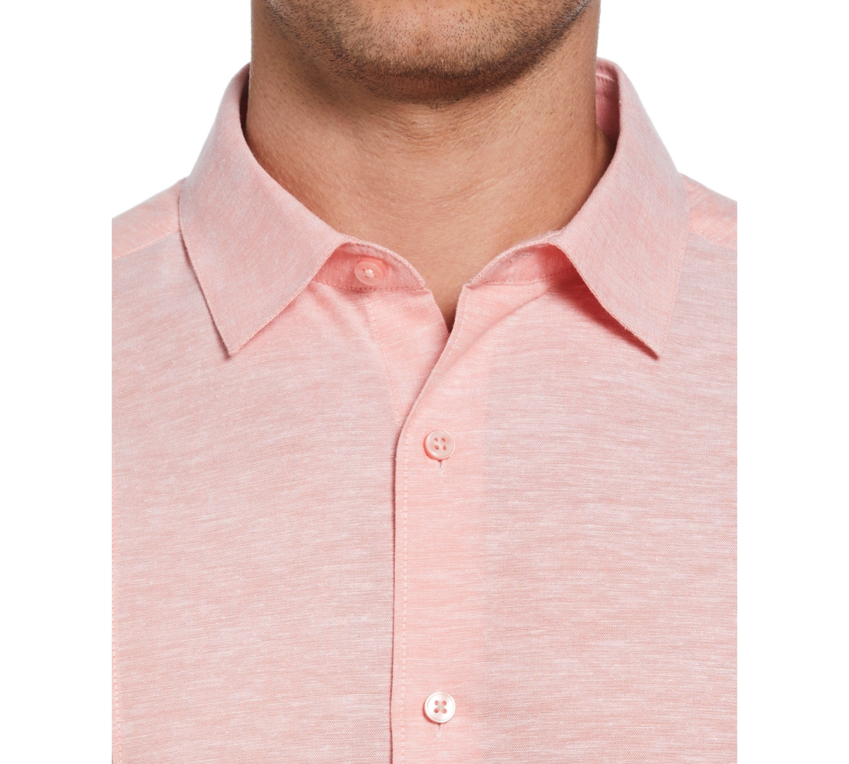 Cubavera Men's Classic-fit Linen Blend Short Sleeve Button-front Shirt