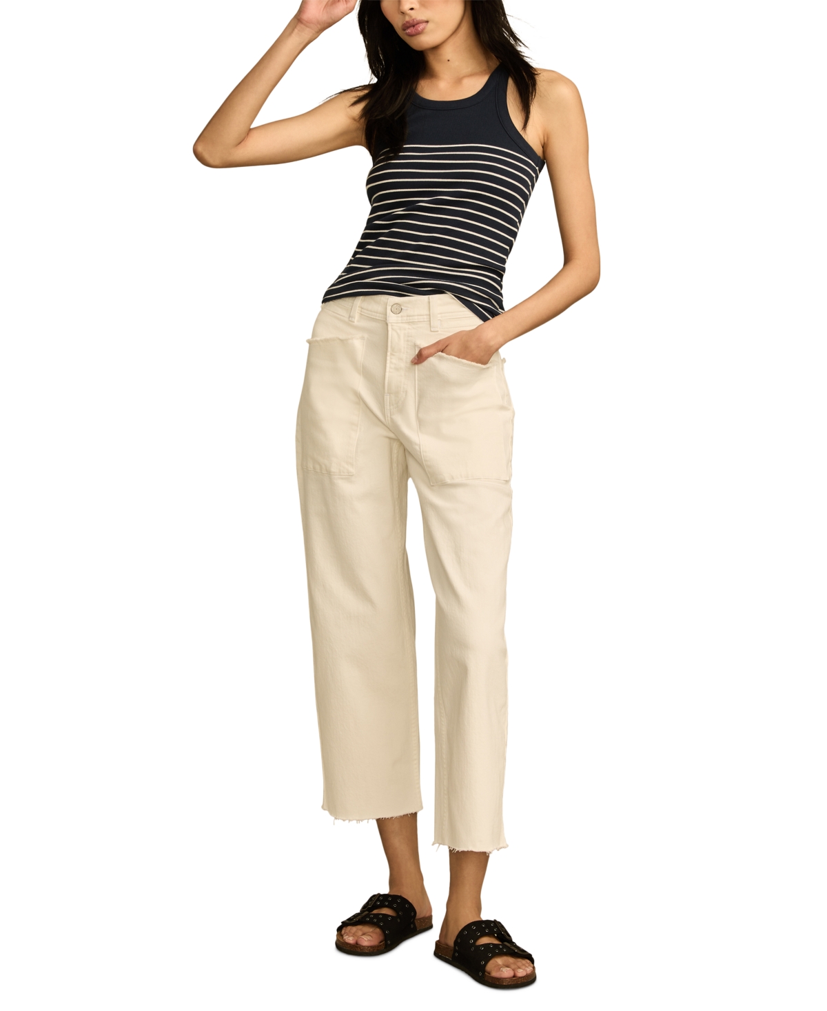 Women's Lucky Legend Cropped Jeans - Bright White