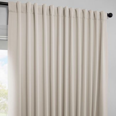 Extra Wide Room Darkening Curtain
