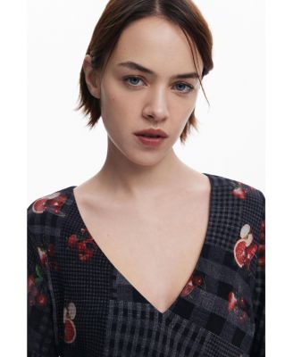 Women's Midi dress with checks